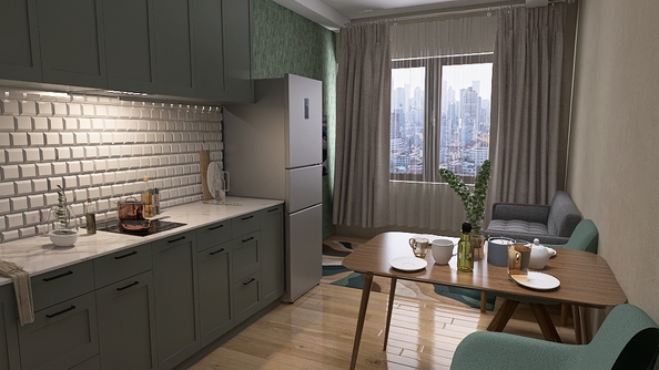 
  Продается 2-комн. квартира, 51.57 м², ЖК Юго-Западный, дом 17
. Фото 3.