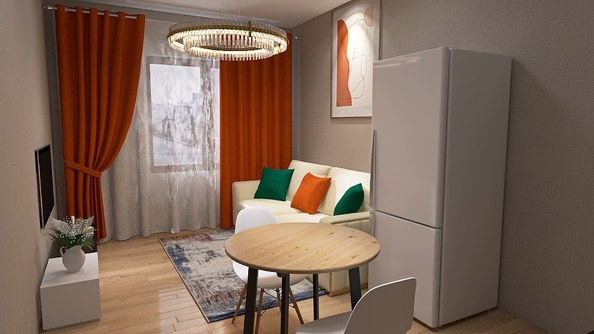 
  Продается 1-комн. квартира, 37.39 м², ЖК Юго-Западный, дом 17
. Фото 2.