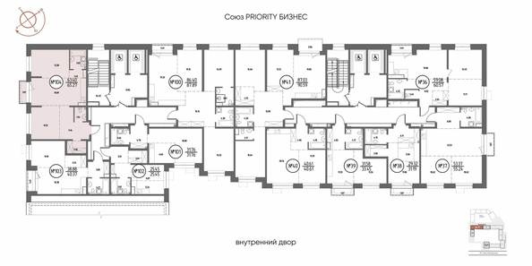 
  Продается 2-комн. квартира, 65.27 м², ЖК СОЮЗ ПРИОРИТИ МАХ, д. 4
. Фото 1.