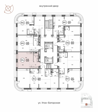 
  Продается 1-комн. квартира, 42.1 м², ЖК СОЮЗ ПРИОРИТИ МАХ, д. 3
. Фото 3.