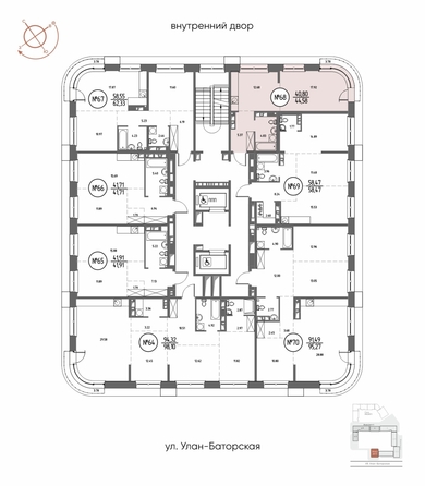 
  Продается 1-комн. квартира, 44.58 м², ЖК СОЮЗ ПРИОРИТИ МАХ, д. 3
. Фото 3.