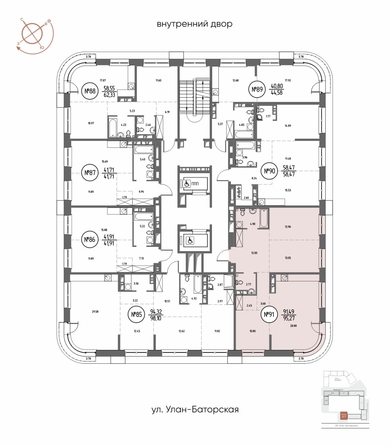 
  Продается 3-комн. квартира 95.27 м², в ЖК СОЮЗ ПРИОРИТИ МАХ, д. 3. Фото 3.
