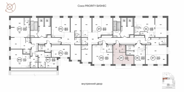 
  Продается 1-комн. квартира, 31.93 м², ЖК СОЮЗ ПРИОРИТИ МАХ, д. 4
. Фото 2.