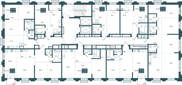 
  Продается 3-комн. квартира 86.35 м², в ЖК Бродский, 1-я очередь. Фото 1.