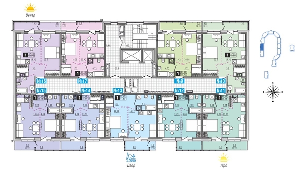 
  Продается 1-комн. квартира 41.8 м², в ЖК Первый Ленинский квартал, Дом 6. Фото 20.