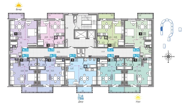 
  Продается 1-комн. квартира 40.9 м², в ЖК Первый Ленинский квартал, Дом 6. Фото 20.