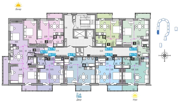 
  Продается 1-комн. квартира 35.03 м², в ЖК Первый Ленинский квартал, Дом 6. Фото 20.