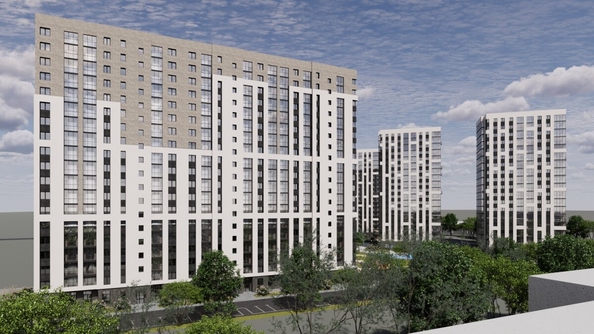 
  Продается 2-комн. квартира 43.15 м², в ЖК ЛЕРМОНТОВ ПАРК, дом 1. Фото 1.