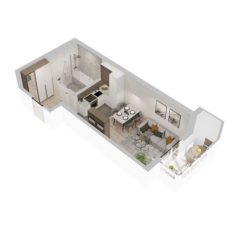 
  Продается 1-комн. квартира 32.78 м², в  ЖиВой комплекс на Кузьмихе. Фото 1.