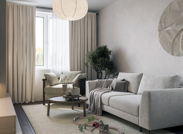 
  Продается 3-комн. квартира 71.7 м², в ЖК Квартал Стрижи, 3 очередь, дом 2. Фото 7.