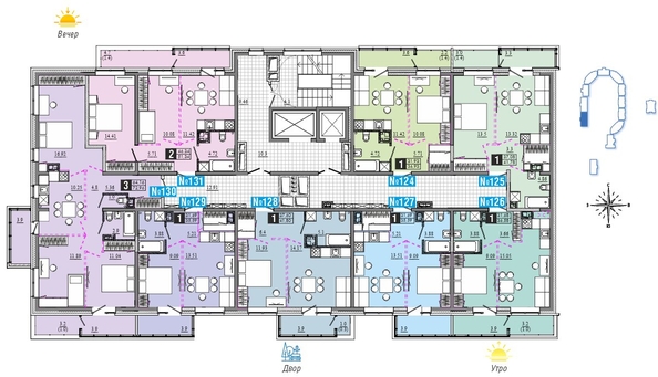 
  Продается 1-комн. квартира 35.59 м², в ЖК Первый Ленинский квартал, Дом 6. Фото 20.