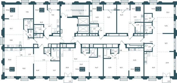 
  Продается 3-комн. квартира 84.51 м², в ЖК Бродский, 1-я очередь. Фото 1.