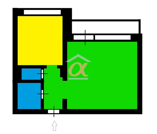 
   Продам 1-комнатную, 35 м², Стахановская ул, 8

. Фото 13.