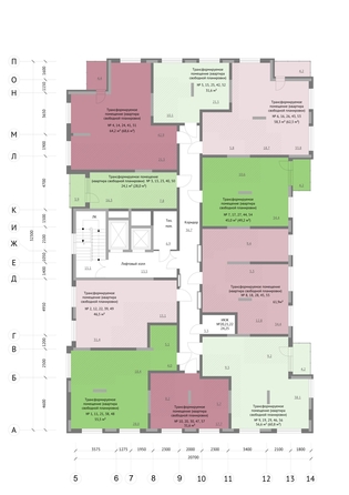 
   Продам 2-комнатную, 55.5 м², Чемпион-парк, дом 1

. Фото 5.