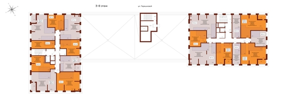 
   Продам 2-комнатную, 48.5 м², Уютный квартал, дом 1

. Фото 2.