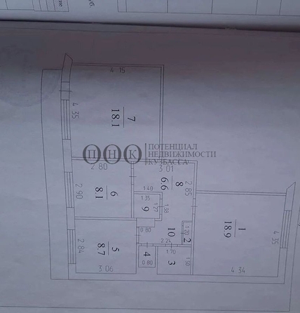 
   Продам 3-комнатную, 68.6 м², Октябрьский (Ноградский) тер, 61Б

. Фото 7.