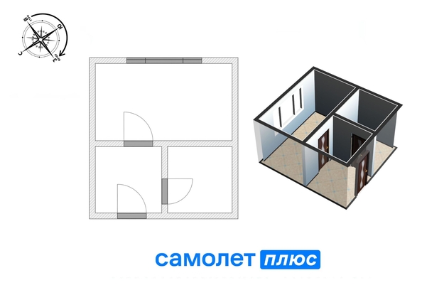 
   Продам 1-комнатную, 12.6 м², Рекордная - Рекордный тер, 2А

. Фото 8.