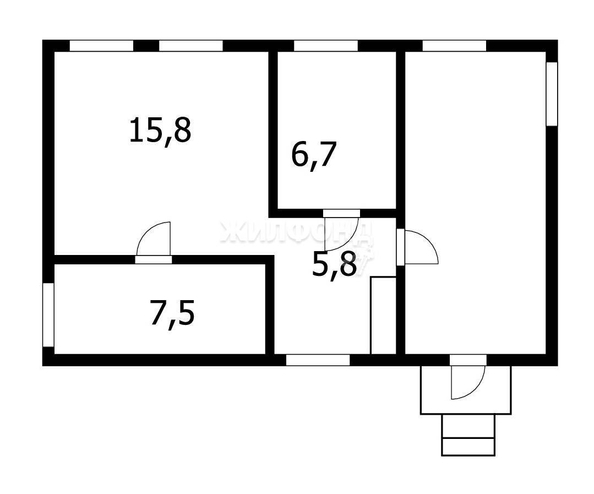 
   Продам дом, 67.5 м², Новокузнецк

. Фото 1.