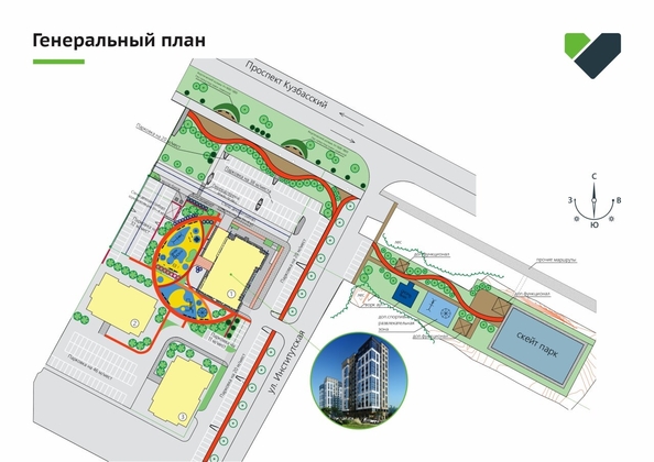 
   Продам 3-комнатную, 76.6 м², Чемпион-парк, дом 1

. Фото 3.