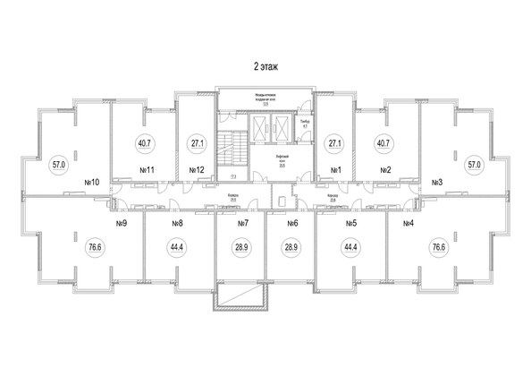 
   Продам 3-комнатную, 76.6 м², Сити-парк, дом 5

. Фото 1.