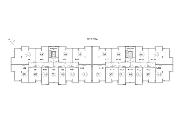 
   Продам 1-комнатную, 53.2 м², Солнечный бульвар, дом 24 корп 3

. Фото 1.