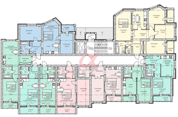 
   Продам 4-комнатную, 101 м², Космическая ул, 2Б

. Фото 17.