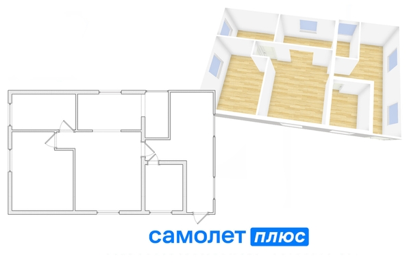 
   Продам дом, 68.8 м², Кемерово

. Фото 2.