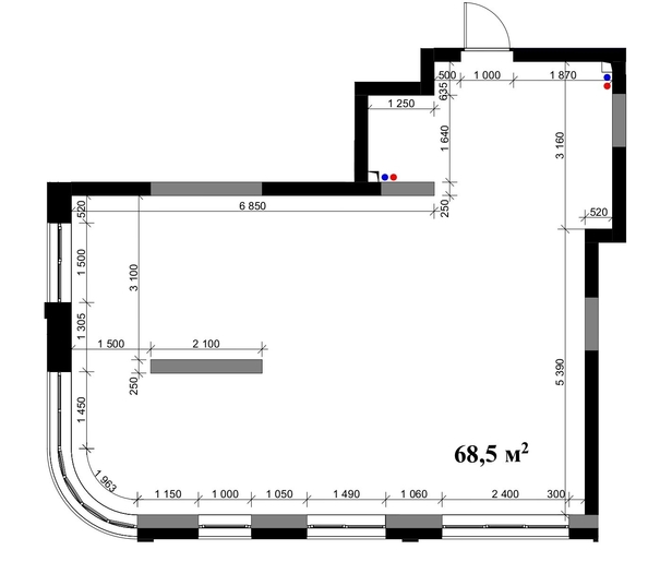 
   Продам 3-комнатную, 68.5 м², Южный, дом Ю-17

. Фото 2.