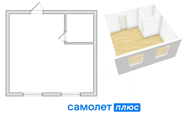 
   Продам студию, 25.2 м², Инициативная ул, 87

. Фото 1.