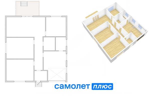 
   Продам коттедж, 128.5 м², Кемерово

. Фото 1.