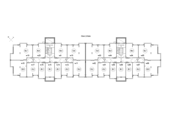 
   Продам 1-комнатную, 53.2 м², Солнечный бульвар, дом 24 корп 3

. Фото 1.