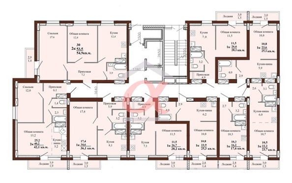 
   Продам 3-комнатную, 55.1 м², Тухачевского ул, 29Б

. Фото 9.