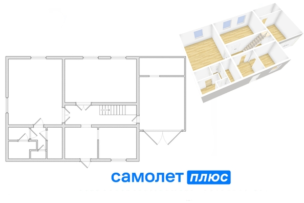 
  Продается коттедж, 158 м², деревня Пугачи
. Фото 2.