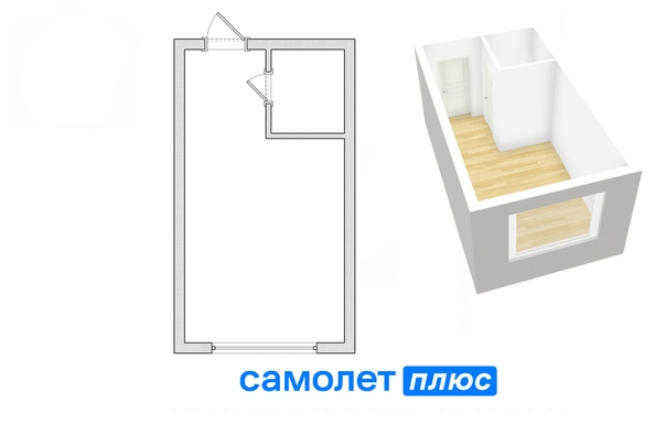 
  Продается студия, 22.1 м², Ленина пр-кт, д. 135б
. Фото 2.