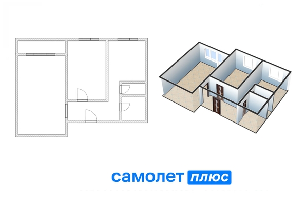 
  Продается 2-комн. квартира, 43 м², Ленинградский пр-кт, д. 49
. Фото 2.