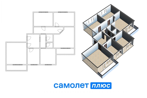 
   Продам 5-комнатную, 103.5 м², Молодежный пр-кт, 8

. Фото 1.