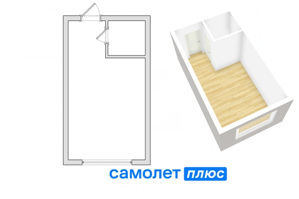 
  Продается 1-комн. квартира, 22.8 м², Московский пр-кт, д. 25
. Фото 2.