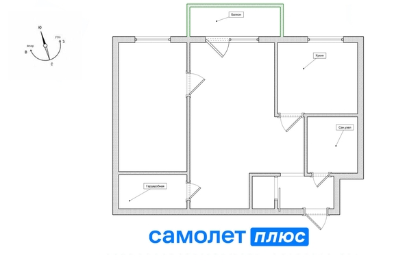 
  Продается 2-комн. квартира, 43.2 м², Радищева ул, д. 16
. Фото 25.