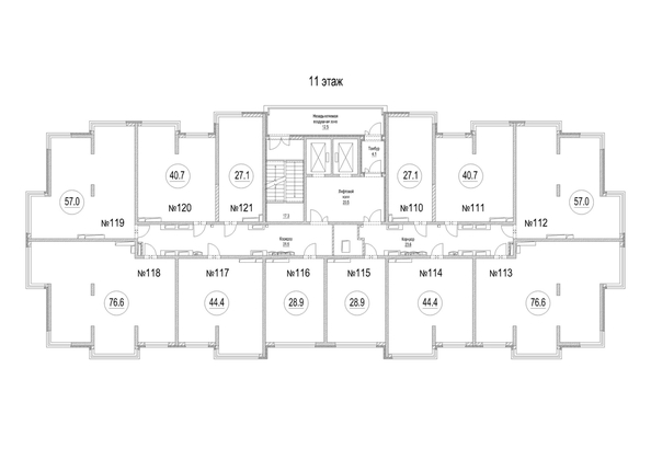 
  Продается 3-комн. квартира, 76.6 м², ЖК Сити-парк, дом 5
. Фото 1.