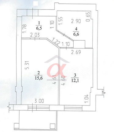 
  Продается 1-комн. квартира, 40.8 м², Юрия Двужильного ул, д. 10б
. Фото 2.