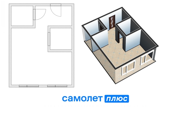
  Продается 1-комн. квартира, 22.2 м², Рекордная ул, д. 2а
. Фото 2.