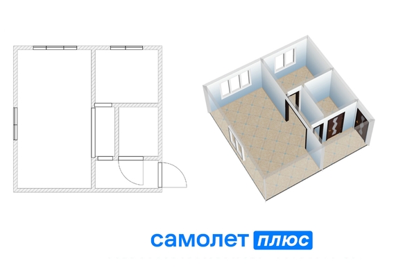
  Продается 1-комн. квартира, 30.4 м², Александрова ул, д. 11
. Фото 12.