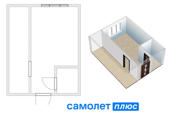 
  Продается 1-комн. квартира, 23.8 м², Ленина пр-кт, д. 135Б
. Фото 2.