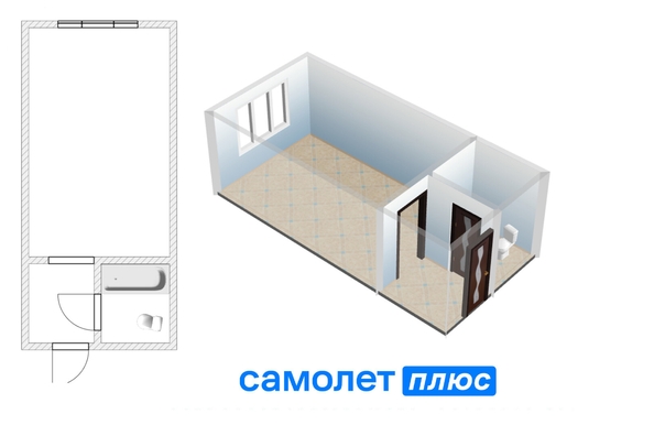 
  Продается 1-комн. квартира, 16.6 м², Октябрьский пр-кт, д. 85
. Фото 12.