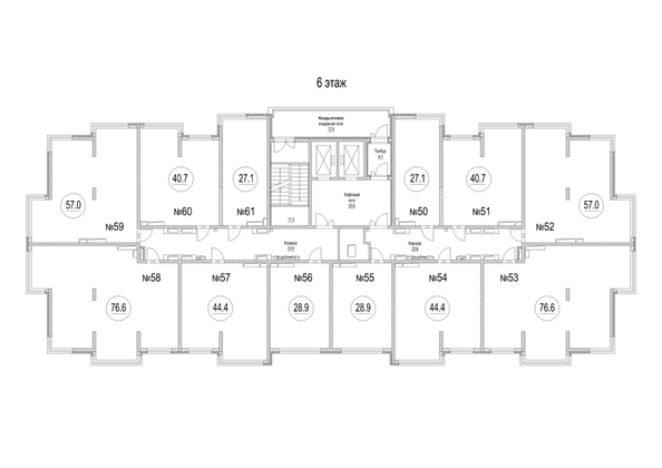 
  Продается 3-комн. квартира, 76.6 м², ЖК Сити-парк, дом 8
. Фото 1.