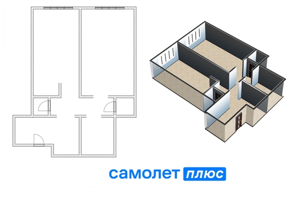 
  Продается 2-комн. квартира, 62.1 м², Притомская набережная ул, д. 23
. Фото 26.