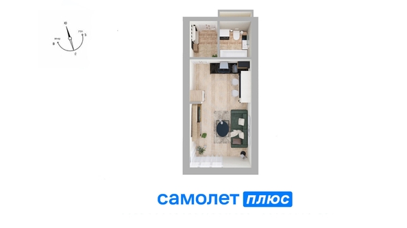 
  Продается студия 28.1 м². Фото 4.