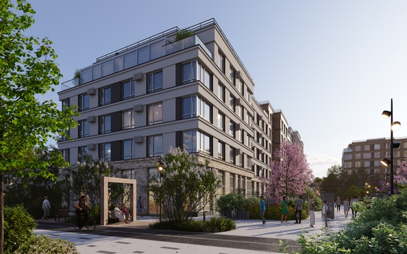 
  Продается 2-комн. квартира 45.1 м², в ЖК Уютный квартал, дом 3. Фото 5.