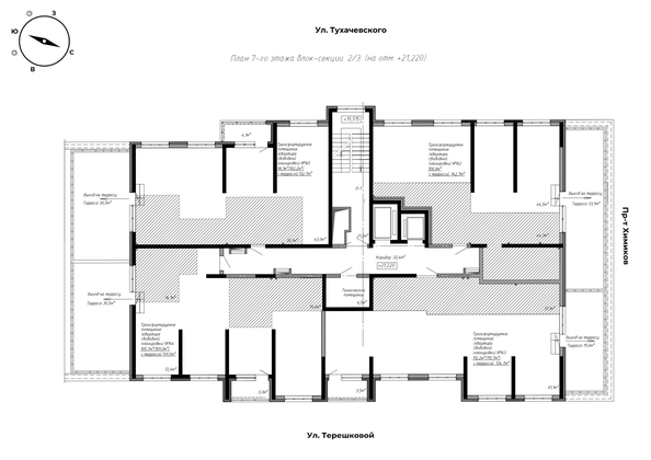
  Продается 3-комн. квартира 140.8 м², в ЖК Уютный квартал, дом 2. Фото 1.