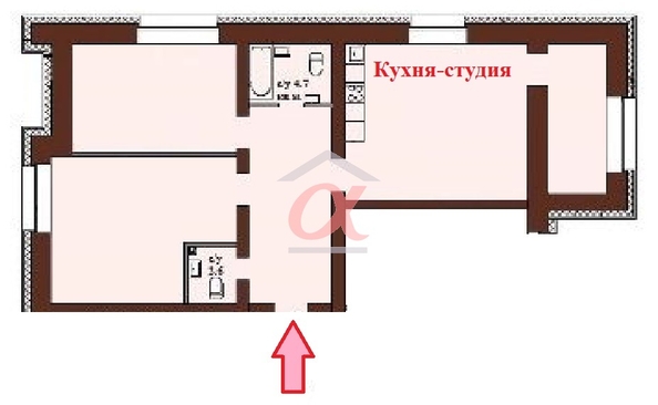 
  Продается 3-комн. квартира 98 м². Фото 26.